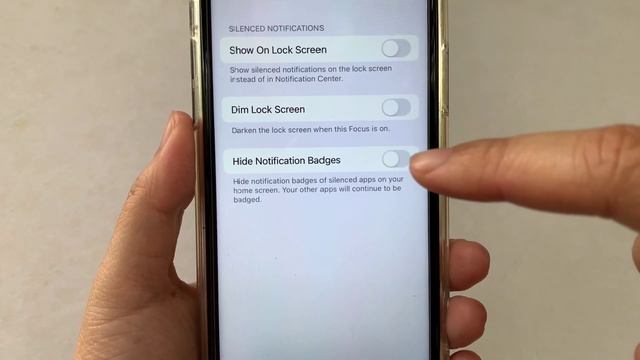 How to turn on or off hide notifications badges in personal focus on iPhone X смотреть онлайн