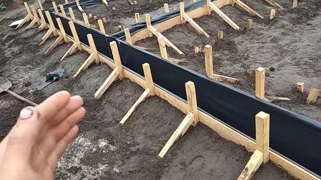 Опалубка для фундамента своими руками смотреть онлайн