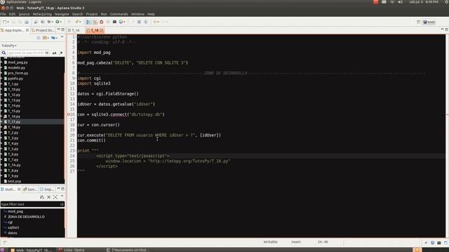 CGI CON PYTHON DELETE TP. 19 смотреть онлайн