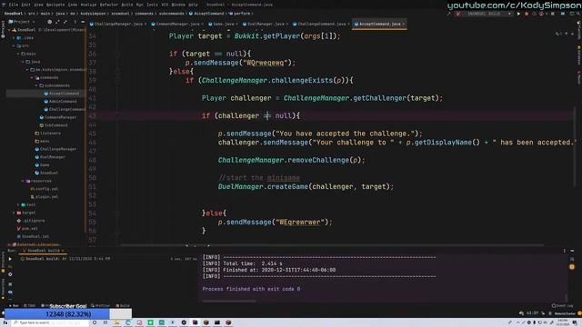 Trying make my first Minigame Plugin - Happy New Year!!! смотреть онлайн