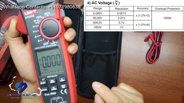 LA MEJOR PINZA AMPERIMETRICA Del Mercado Para electricistas Industriales UT207B⚡ CALIDAD PRECIO⚡ смотреть онлайн