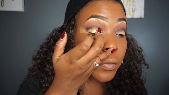 Trinidad Carnival Makeup Tutorial 2017: Gold Glitter Cut Crease смотреть онлайн