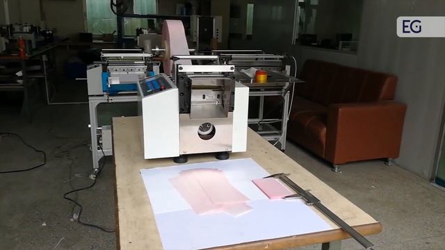 Станок для мерной резки плоских рулонных материалов HDK-100 смотреть онлайн