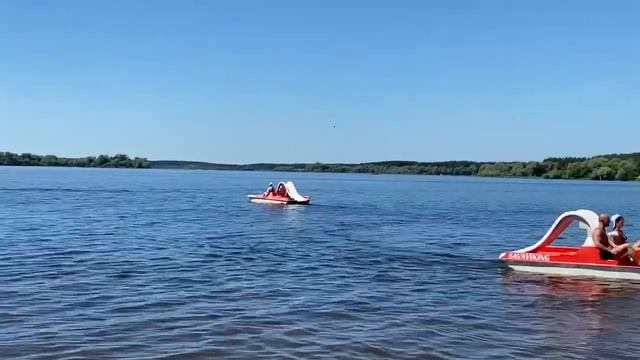 Аренда катамарана на Можайском водохранилище. Ильинский пляж смотреть онлайн