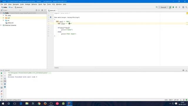 Kotlin Programming Language Hindi/Urdu 14# Compare Two String Value смотреть онлайн