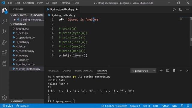 12. Methods vs Functions and String Methods Part 1 - Python Tutorials смотреть онлайн