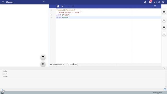 Descripción interfaz de Python 2.7 смотреть онлайн