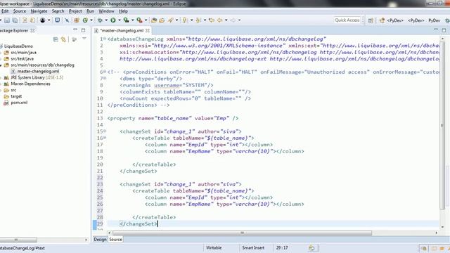 Liquibase - Database change Log File смотреть онлайн