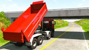 Грузовики vs Мосты - BeamNG.Drive игра про машины