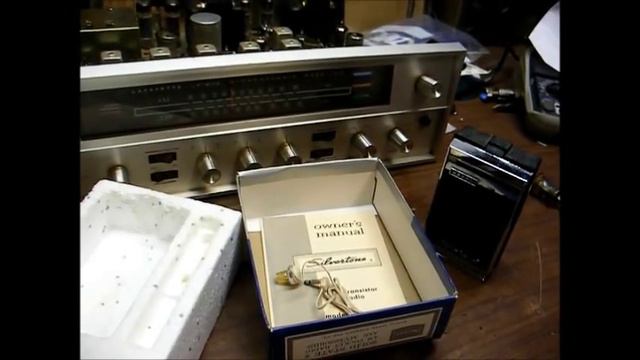 Repair of a circa 1967 Arvin-built Sears Silvertone AM transistor radio смотреть онлайн