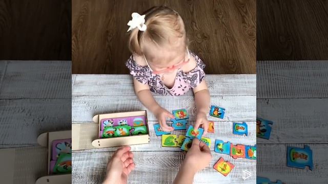 Пазл Мама малыш и жилище