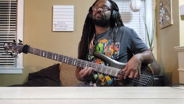 Ibanez SRFF805 Bass guitar improv - Zoom B3N pedal looper and reverb смотреть онлайн