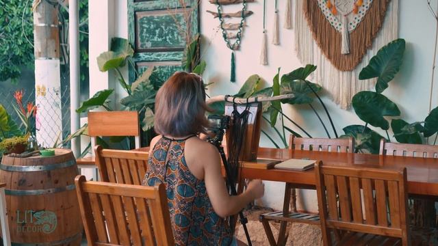 Macrame Making Vlog #1 | Macrame Bat ? - Halloween Decoration | Macrame in Hoi An | LIT DECOR смотреть онлайн