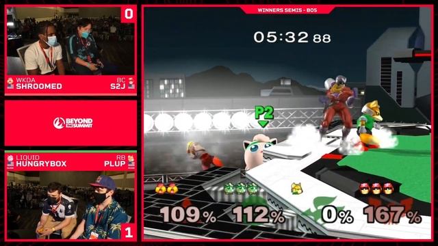 S2J / Shroomed vs Hungrybox / Plup - Melee Doubles Winners Semi-Final - Genesis 9 смотреть онлайн
