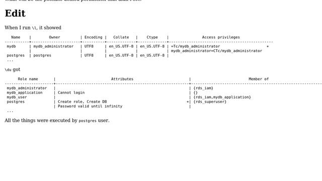Databases: Can't create schema for a db with PostgreSQL смотреть онлайн