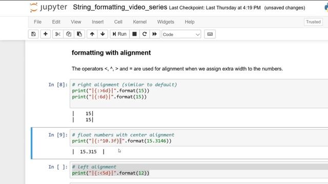 Python Tutorials - "{} {}" .format ("string_formatting_in_Python", 3) смотреть онлайн