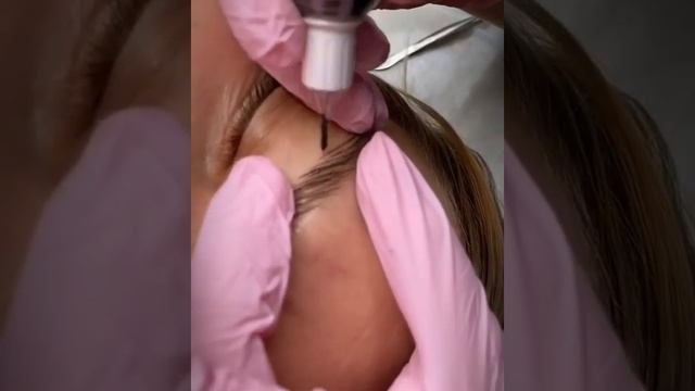 Перманентный макияж бровей (волосковая техника) смотреть онлайн