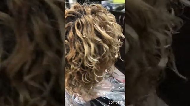 Обьемные кудри на блонд / биозавивка ISO / минск / до после /карвинг / обьемная укладка