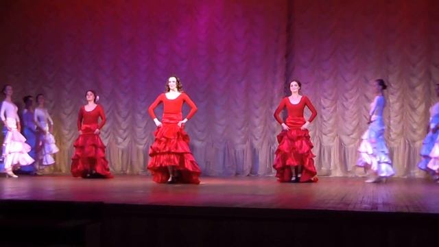 Танец Фламенко. Ансамбль Gracia-Dance. смотреть онлайн