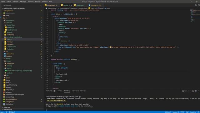 #10 Mise en forme de notre composant carousel (2eme partie) смотреть онлайн