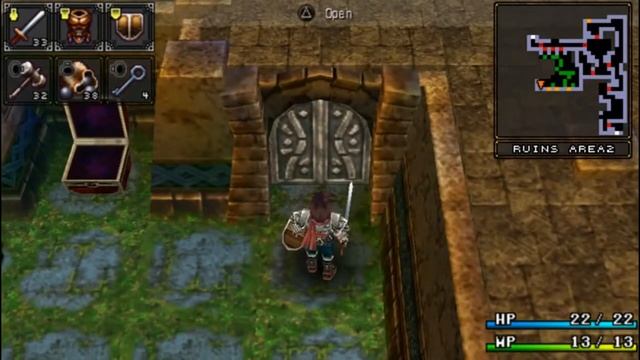 Brandish: The Dark Revenant (PSP) Ruins Area 2 Walkthrough смотреть онлайн