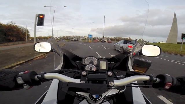 Dublin Airport M50 BMW F800 GT