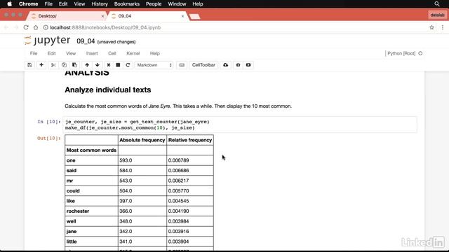 052 Text mining in Python смотреть онлайн