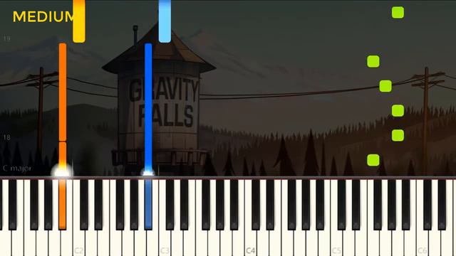GRAVITY FALLS THEME from TOO EASY to IMPOSSIBLE смотреть онлайн