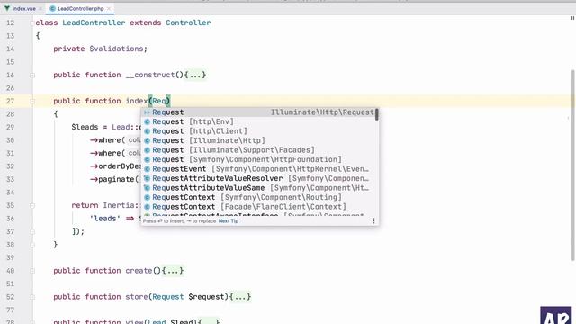 24 Working on the filters for Lead page using the Eloquent's conditional query смотреть онлайн