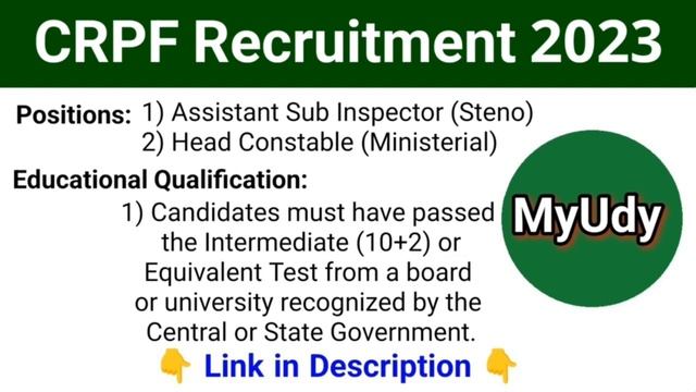 CRPF Vacancy | government jobs 2023 | current affairs today смотреть онлайн