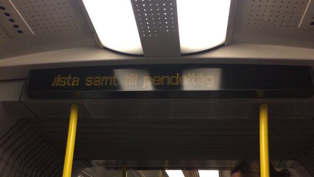 Бегущая строка в поезде стокгольмского метро смотреть онлайн