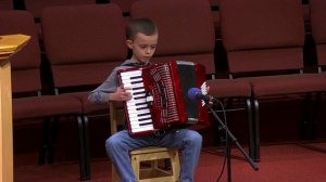 Две Христианские мелодии на аккордеоне от нашего сына Дмитрия.