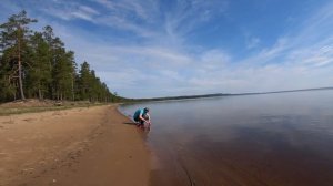 Поход на катере из Питера в Онежское Озеро за лососем. 6 серия «Рыбалка. Троллинг. [2/2]». #15
