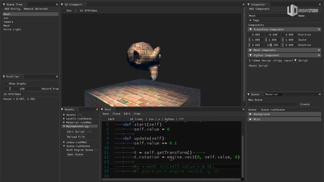 Python Scripting | Rush Engine (C++, OpenGl Game Engine) смотреть онлайн