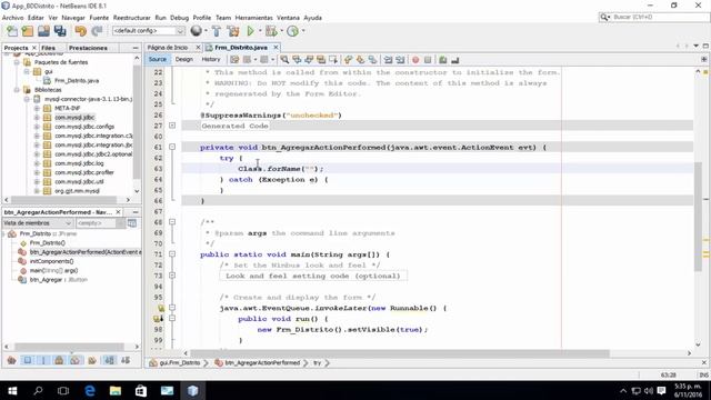 Crear BD en MySQL e INSERT desde JAVA смотреть онлайн