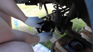 ОБСЛУЖИВАНИЕ СТУПИЦЫ СУЗУКИ ДЖИМНИ (ЧАСТЬ 5) РЕМ КОМПЛЕКТ ПОВОРОТНОГО КУЛАКА