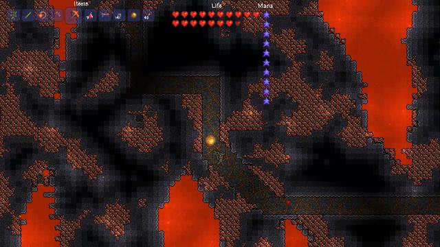 How to find and mine hellstone easily, No imps Terraria смотреть онлайн