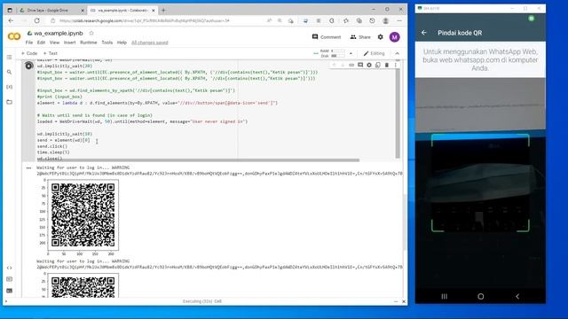 How to send Whatsapp message with Google Colab смотреть онлайн