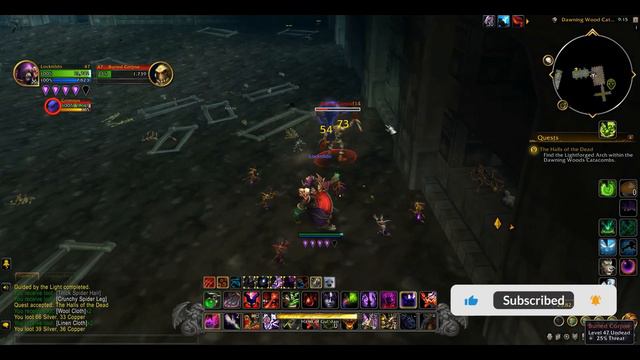 Quest The Halls of the Dead | Duskwood | WOW World of Warcraft смотреть онлайн