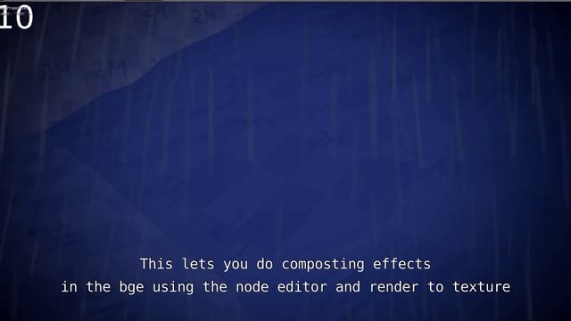 Render to texture as compositing nodes bge Test смотреть онлайн