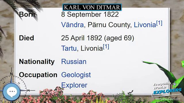 Karl von Ditmar 🗺⛵️ WORLD EXPLORERS 🌎👩🏽🚀 смотреть онлайн