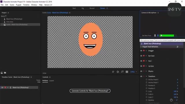 Adobe Character Animator  CC 2019 Tutorial Introduction-class 1 Urdu / Hindi