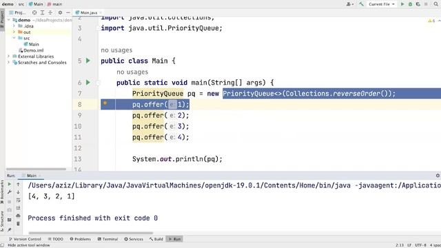 PriorityQueue | Most Commonly Used Methods | Java Collections Framework смотреть онлайн