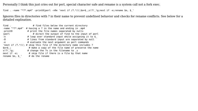 Unix & Linux: Use of find command to rename files (5 Solutions!!) смотреть онлайн