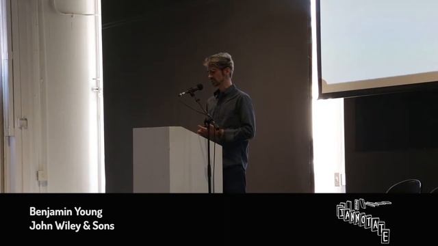 #ianno18 Presentation: "Annotation & Community" with Benjamin Young, John Wiley & Sons смотреть онлайн