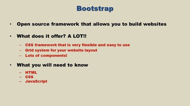 Bootstrap Tutorial for Beginners - 01 - Introduction смотреть онлайн