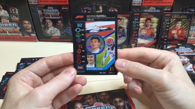Обзор по коллекции Формула 1. Вскрываем MINI TIN BOX TOPPS TURBO ATTAX 2020. смотреть онлайн