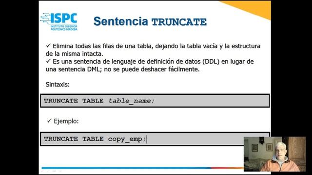 03 - Lenguaje DML - SQL ANSI - Borrar datos смотреть онлайн