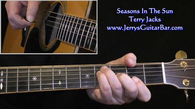 Terry Jacks Seasons In The Sun | Guitar Lesson смотреть онлайн
