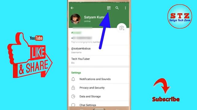 How To Generate QR Code In Telegram | QR Code Telegram में कैसे देखे смотреть онлайн